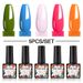 Arte Clavo 5 Stück 8 ml Gel Nagellack Kit Semi Permanent Lack Kit Nail Art Set für Gel Lacke Maniküre Nagel Werkzeuge Sets_voghion.com