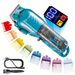 Tagliacapelli elettrico professionale con display LCD e regolatore di olio - Kit di taglio per capelli ricaricabile con lame di precisione e impostazioni regolabili_voghion.com