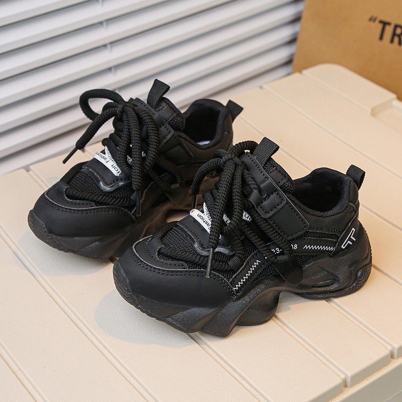 Children's Shoes Girls New Autumn Children's Sports Shoes Mesh Breathable Dad Shoes Girls Little White Shoes Autumn Style_voghion.com