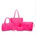 Damentasche modische Nylontuch Mutter und Kind Tasche sechsteiliges Set Hand Schulter Messenger Bag_voghion.com