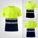 Moška oblačila, odsevni trak, hitro sušeča majica, odsevna delovna oblačila na gradbišču_voghion.com