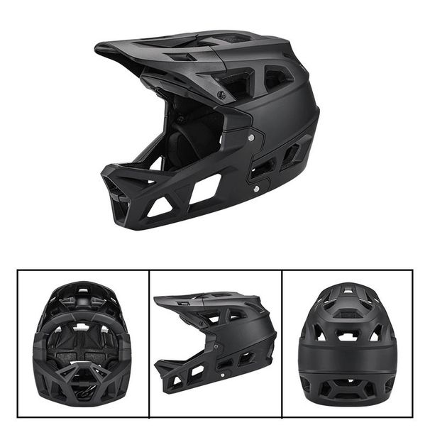 Casque VTT intégral camouflage pour adultes - Casque de VTT de descente certifié CE pour les courses tout-terrain et les randonnées._voghion.com