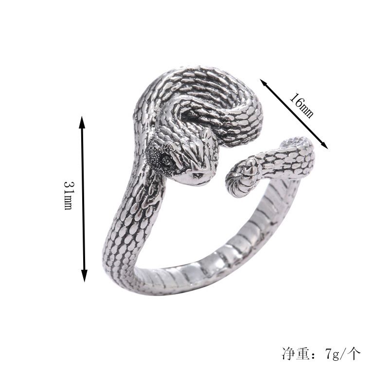 Heißverkaufter Tiermode-Ring mit übertriebenem Nischendesign, trendiger Handschmuck_voghion.com
