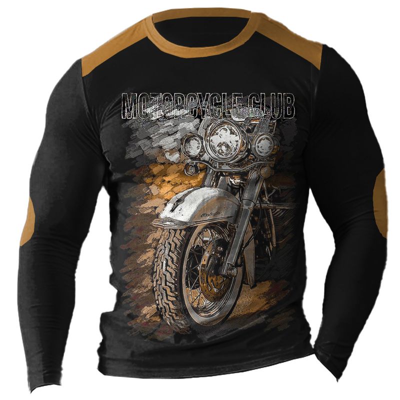 2023 Hip Hop Series Digital 3D Impresso Masculino Street Manga Longa Algodão T-shirt Top_voghion.com