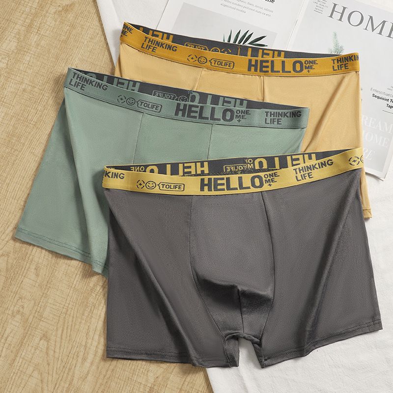 Men's Underwear Breathable Boxer Shorts Large Size Boxer Shorts Student Sports Underwear_voghion.com