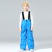 Wasserdichte Skihose für Kinder mit Hosenträgern – Winddichte und wärmende Schneehose für Jungen und Mädchen (Größen 6–14, Rosa)_voghion.com