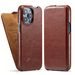 Frerre Shann Retro Leather Wallet Case for and Models - Classic Flip Cover with Reinforced Bumper Protection_voghion.com