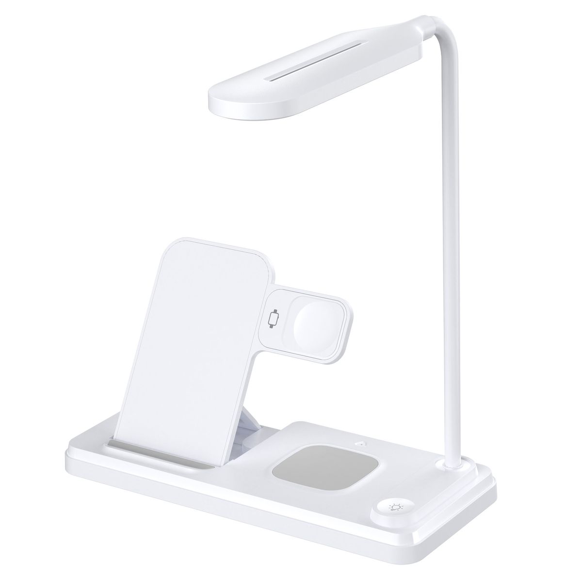Cross Border Multifunctional Desktop Desk Lamp Wireless Charger Suitable For Fast Charging Folding Three In One Wireless Charging Bracket_voghion.com