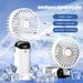 Mini ventilateur portatif pliable et rechargeable par USB_voghion.com