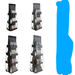 Organizer per borse a 6/8 tasche - Portaoggetti trasparente per borse da appendere, salvaspazio nell'armadio_voghion.com
