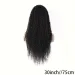 V Part Wig Water Wave Human Hair V Shape 180% Density Natural Color Curly Brazilian Wigs Machine Made_voghion.com