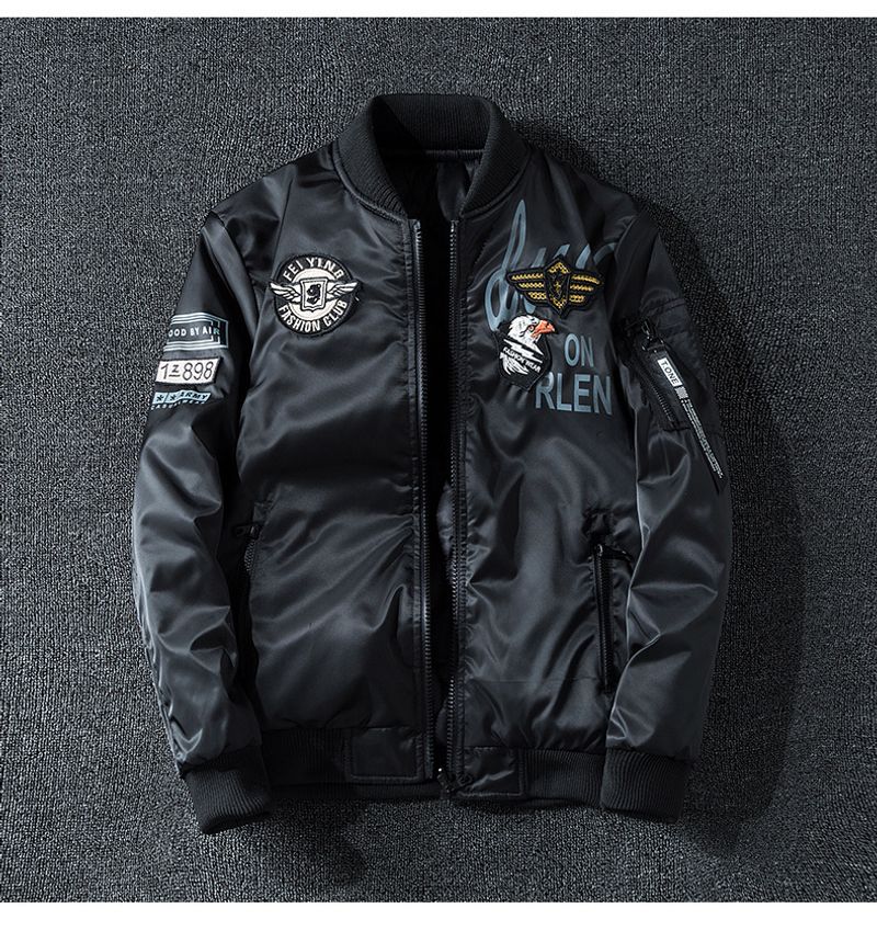 Jas Heren S Lente En Herfst Pilotenjas Plus Dikke Werkkleding Trendy Merk Dubbelzijdig Twee Slijtage Honkbaluniform_voghion.com