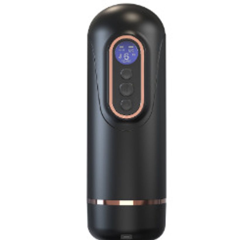 Schermo Smart Display, Pronuncia, Tazza Aeronautica Riscaldante Tridimensionale, Suzione Telescopica e Vibrazione, Masturbatore Maschile, Sex Toys_voghion.com