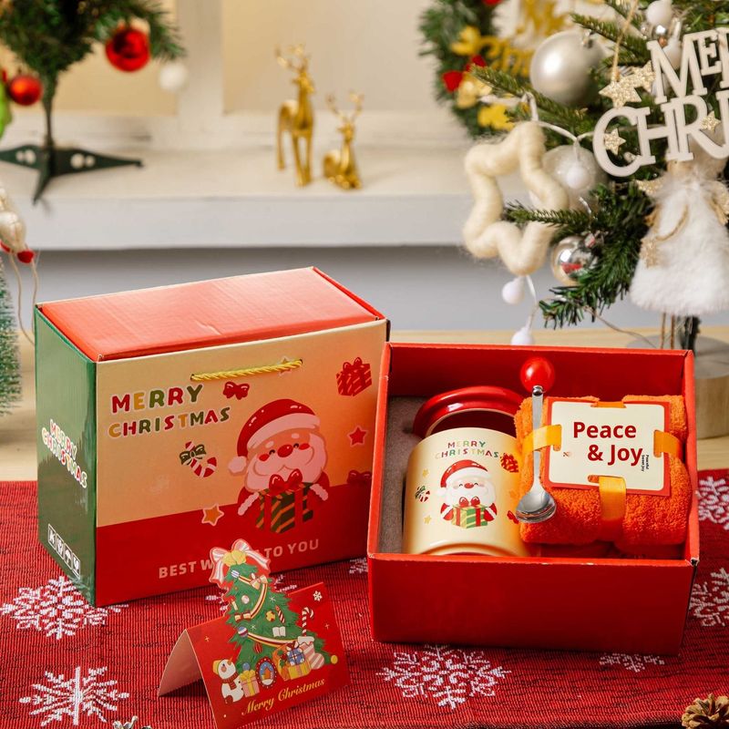 Lillian Christmas Company Souvenirs Practical Event Small Gifts Wholesale Cup Gift Box For Clients Employees Foreigners_voghion.com