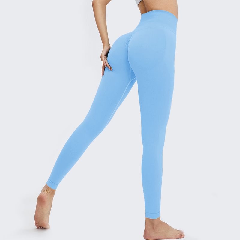 verdickte nahtlos T-Linn Peach Hënneschten Yoga Yunda Hosen fir Fraen geplot Héich Taille Bauch Spann Hënner Lift Fitness laang_voghion.com