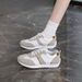 Damenschuhe Dexun Forrest Gump Schuhe Weiße Schuhe für Damen Neue Frühlings- und Herbst-All-Match-Sport-Laufschuhe mit flachen Schuhen_voghion.com