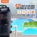 VEVOR Cartridge Pool Filter, 425Sq. Ft Filter Area Inground Pool Filter, Above Ground Swimming Pool Filtration Filter System With Upgrade Filter &Leak-proof, For Hot Tubs, Spa, Inflatable Pool_voghion.com