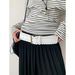 hand-knit Wide Belt Can Be Worn With Skirts And Jeans_voghion.com