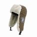 LazyZoom - Gorro de invierno cálido Lei Feng para mujer, con protección auditiva, grueso, resistente al frío, de algodón del noreste, para ciclismo al aire libre, resistente al viento, para nieve_voghion.com