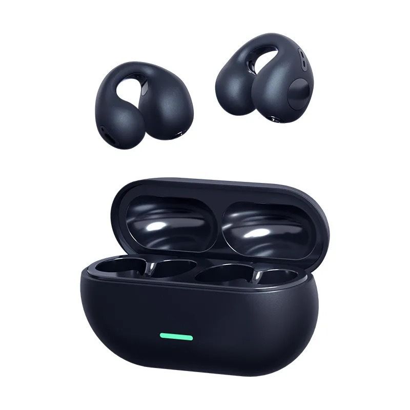 Clip-on Wireless Bluetooth 5.3 Non-in-ear Bone Running Sports Earphones Air Conduction_voghion.com