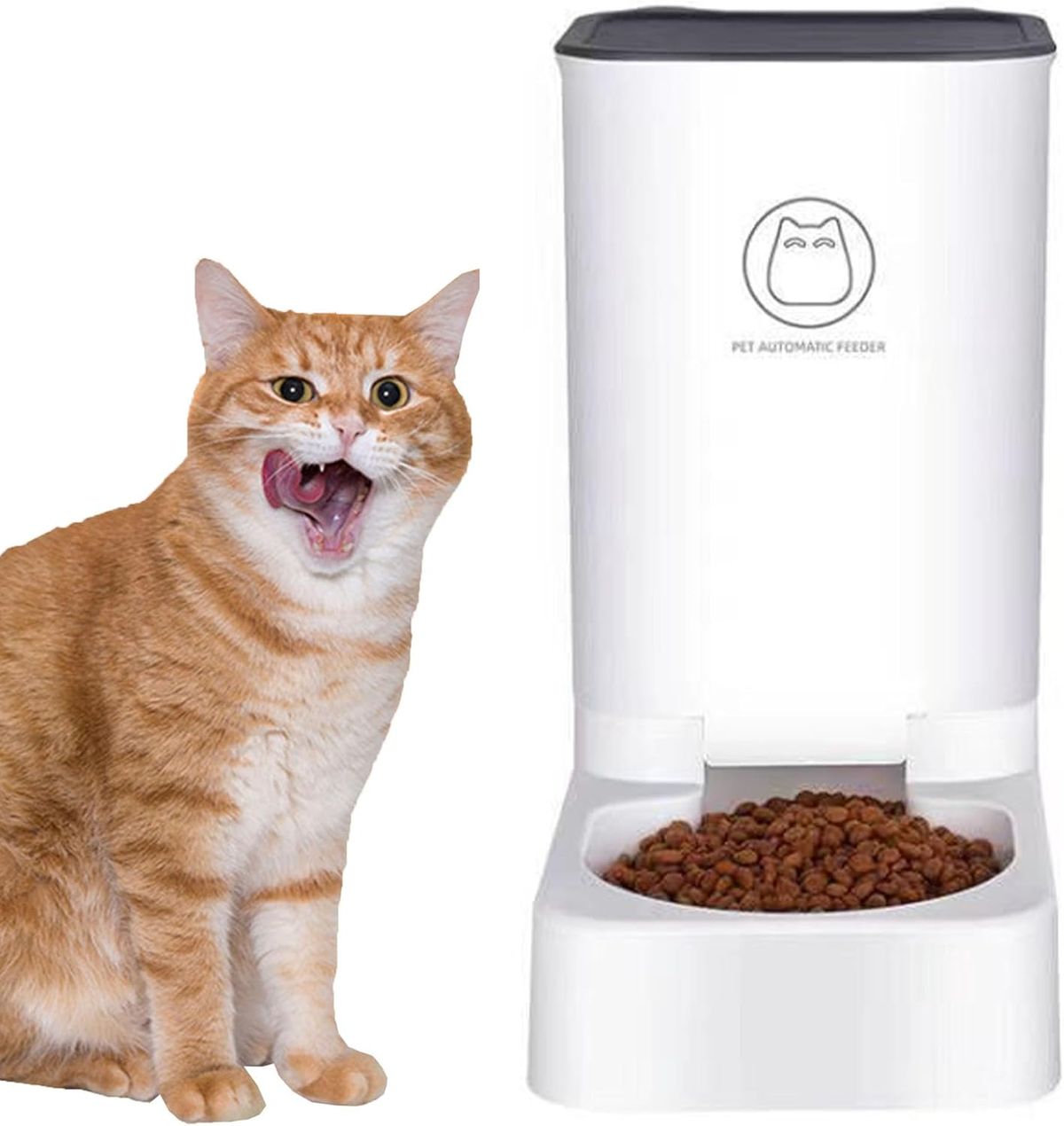 Automatischer Katzenwelpenfütterer, Intelligenter Haustierfütterer Für Kleine Tiere, Nimmt Eine Fläche Von 0,045 Quadratmetern EIN, Abnehmbares Desi_voghion.com