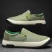 Canvas men's shoes spring breathable new men's trend with a slip-on loafers_voghion.com