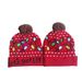 Christmas Men's Hats Hat With LED Colorful Lights Adult Jacquard Hat Wool Hat Men And Women Knitted Hat_voghion.com