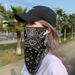 UV Protection Face Mask - Breathable Ice Silk Summer Face Cover With Adjustable Ear Loops Unisex Sun Shield For Outdoor Activities_voghion.com