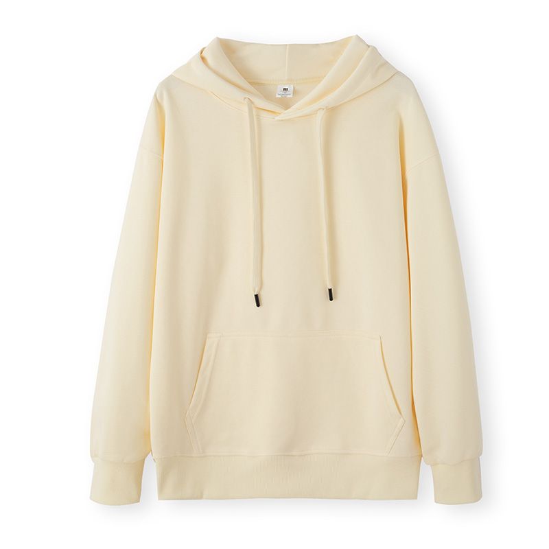 Felpa con cappuccio traspirante, versatile e ampia, semplice, autunno inverno 2024, per uomo e donna_voghion.com