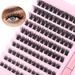 Beauty Essentials DIY segmentierte falsche Wimpern 120 Cluster große Kapazität 10-16m Pinzette mit Kleber Anzug Kombination_voghion.com
