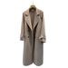 Luxury Cashmere & Silk Blend Double-Faced Trench Coat For Women – Elegant Dropped Shoulder Design, Slim Fit Long Coat With Flattering Drape_voghion.com