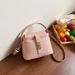 Women’s Bags Light Luxury Box Bag Hand Held Small Square Bag Fashion Women's Western Style Niche Shoulder Crossbody Small Bucket Bag_voghion.com