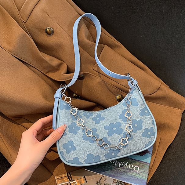 Borse da donna Estate Nuovo stile Moda Semplice borsa a tracolla Tendenza moda Borsa sottobraccio Stile occidentale Borsa da donna Semplice borsa a mezzaluna Donna_voghion.com