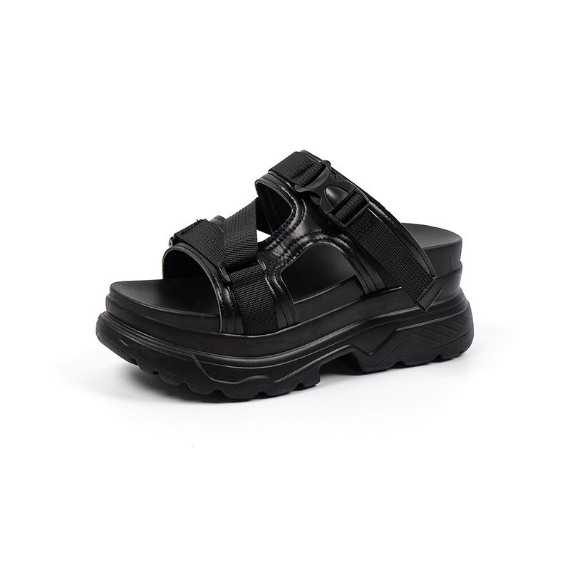 Plus-size Platform Slippers Platform Beach Slippers_voghion.com
