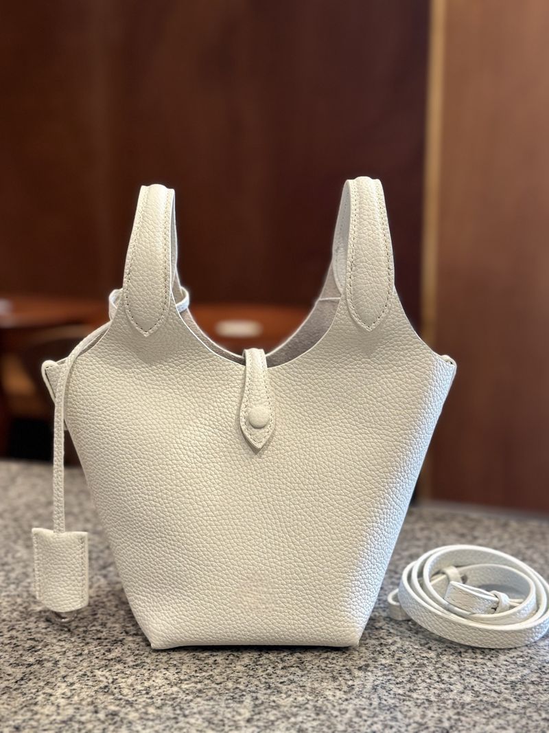 Lafayette Basket – Umhängetasche im neuen Old Money-Stil mit großer Kapazität, obere Schicht aus Rindsleder für Damen zum Pendeln_voghion.com