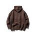 Nanxia Disguise Autumn New Solid Color Drawstring Hooded Sweater Lazy Casual Loose Sweatshirt For Men_voghion.com