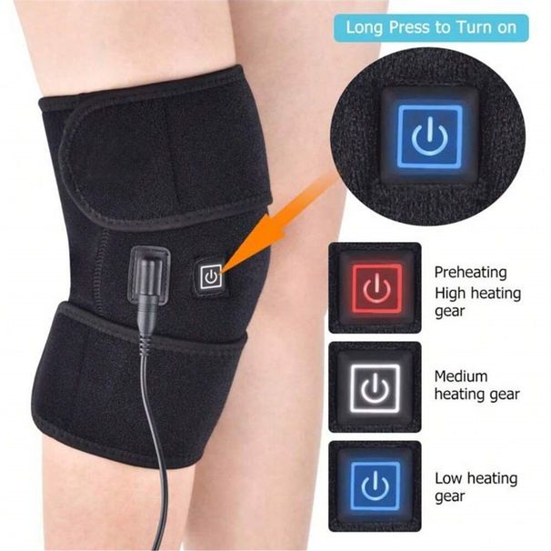 HeatedAndVibratingKneeMassagePad,heatedkneemassagerkneerelaxationandwarmth_voghion.com