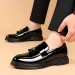Men Business Dress Casual Fashion Elegant Formal ShoesSlipon Evening Loafers Party Tassel Leather Shoes Wedding 240614_voghion.com