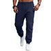 Men's Casual Jogger Pants - Lightweight Workout Tapered Sweatpants, Elastic Cuff, Drawstring Waist, Breathable & Stretchy For Gym, Running, Daily Wear_voghion.com