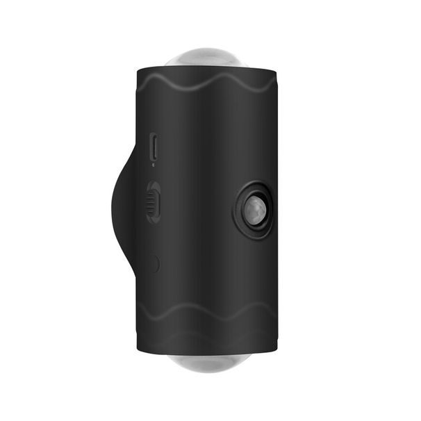 Luz noturna LED RGB inteligente com sensor de movimento humano, carregamento magnético, design de cabeça dupla para montagem em casa e na parede – material acrílico, certificação RoHS_voghion.com