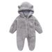Kids Clothing bunny hooded jumpsuit baby crawling clothes_voghion.com