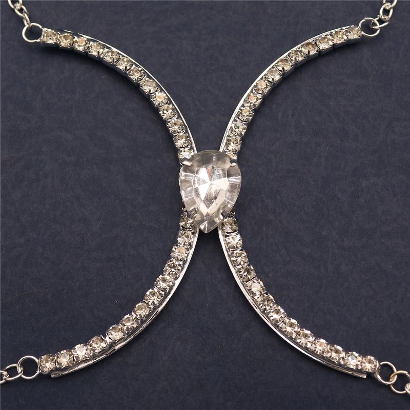 New trendy waterdrop chest support nightclub accessory sexy rhinestone breast body chain_voghion.com