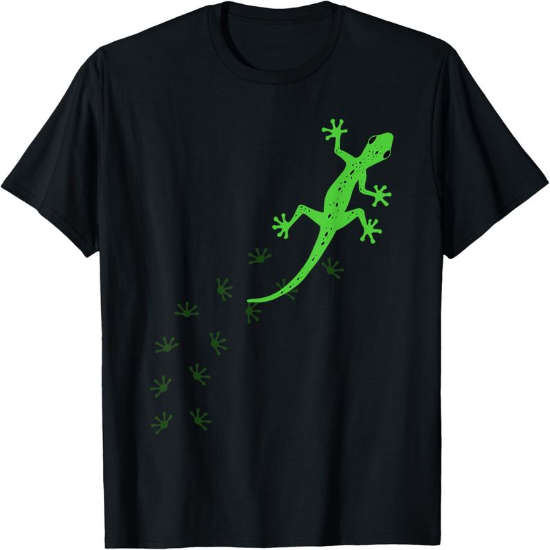 Cooles T-Shirt mit Eidechsen-Design für Männer und Frauen, Gecko, Haustier, Tier._voghion.com