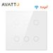 AVATTO Tuya Brazil 4x4 WiFi Wall Switch, Touch-Sensor Smart home interruptor 4/6 Gang Light Switch work with Alexa,_voghion.com