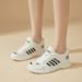 Women's Fashion Chunky Sneakers - Breathable Mesh Dad Shoes White Platform Shoes For Casual Wear_voghion.com