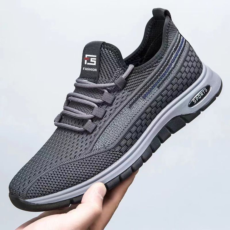 Breathable Mesh Men's Soft Sole Comfortable Lightweight Work Driving Casual Running Shoes_voghion.com