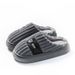 Plush Fleece-Lined Slippers For Women & Men, Non-Slip PVC Sole, Cozy Indoor/Outdoor House Shoes With Striped & Hexagon Stitching Designs_voghion.com