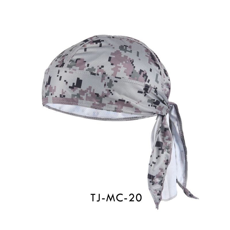 LazyZoom Soft Equipment Cycling Outdoor Sports Headscarf Breathable Quick-Dry Sun Protection Pirate Printed Small Hat Head Cover_voghion.com