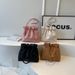 Borsa a tracolla plissettata Hundred di nuova moda per donna francese, borsa da viaggio alla moda_voghion.com