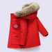 Giacca in piumino d'oca per bambini, modello 08 Expedition, parka invernale antivento spesso, abbigliamento per bambini, giacca con cappuccio_voghion.com
